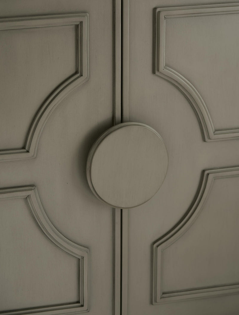 Darlock - Accent Cabinet - Warm Gray