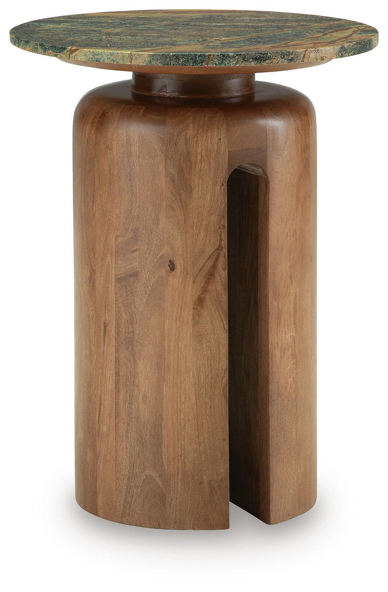 Caplow - Accent Table - Brown / Green