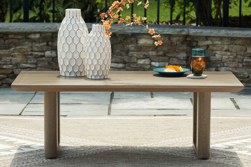 Serene Bay - Rectangular Cocktail Table - Dark Brown