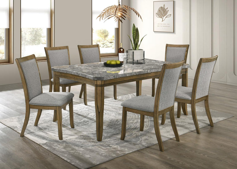 D076 - Dining Chair (Set of 2) - Dark Dray Brush