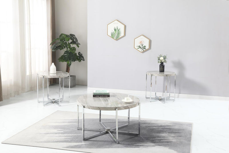 T271 - Table Set (Set of 3) - Gray