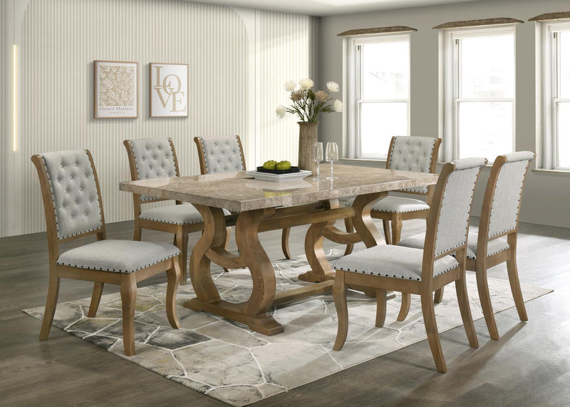 D072 - Dining Chair (Set of 2) - Antique Oak