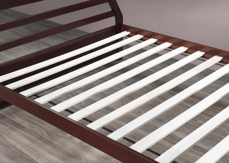 S091 - Twin / Full Bunk Bed - Brown