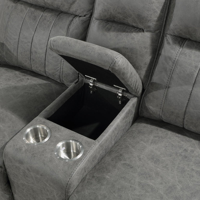U172 - Motion Loveseat - Gray