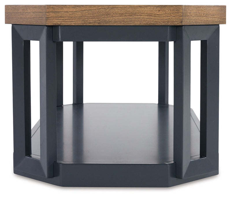Landocken - Occasional Table Set (Set of 3) - Brown / Blue