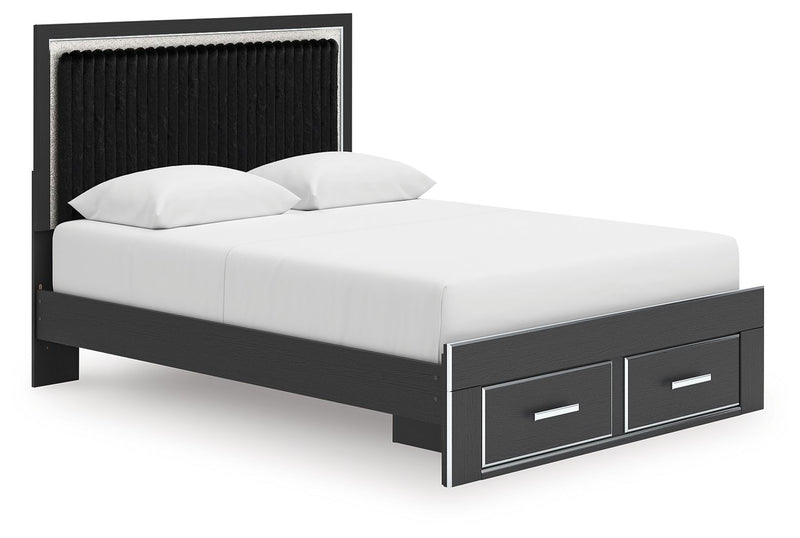 Zuraleus - Upholstered Panel Platform Storage Bedroom Set