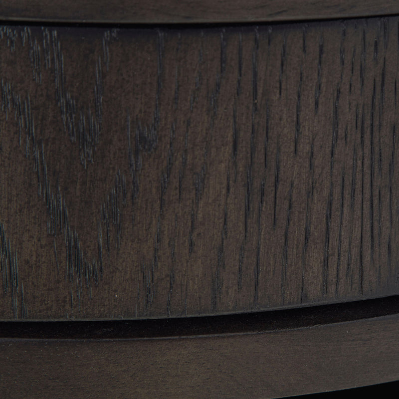 Leighmour - Accent Table - Dark Brown