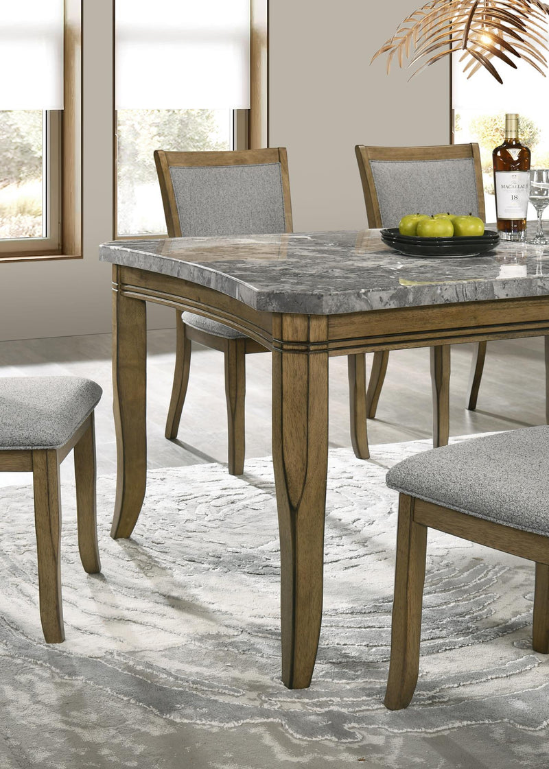 D076 - Dining Chair (Set of 2) - Dark Dray Brush