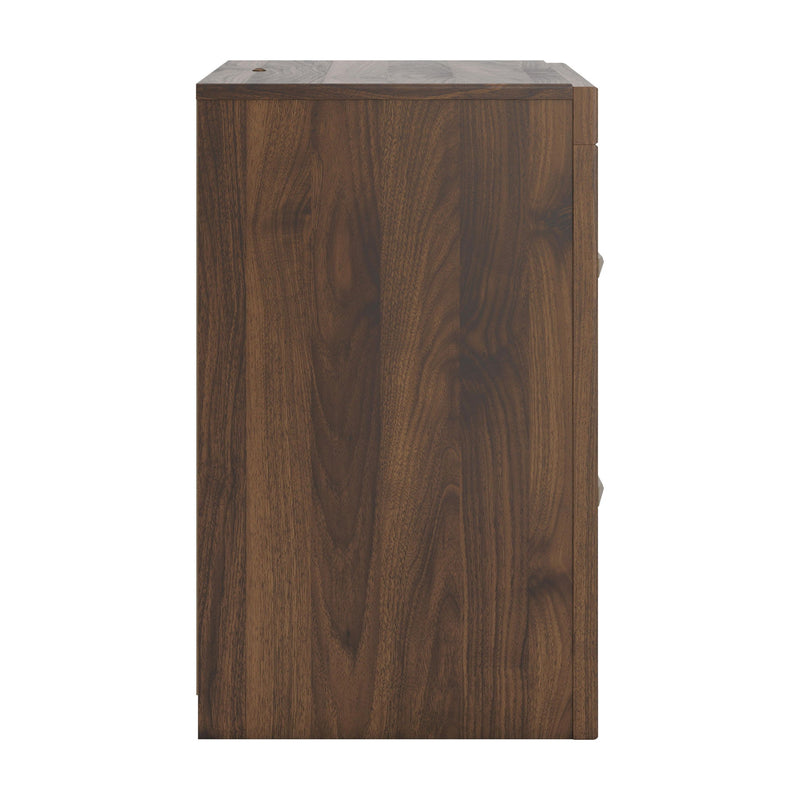 Janfyn - Two Drawer Night Stand - Brown